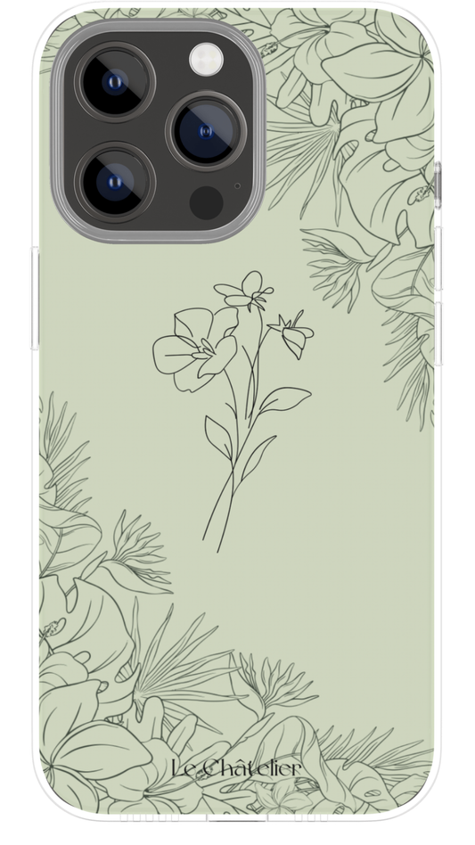 Coque illustration botanique